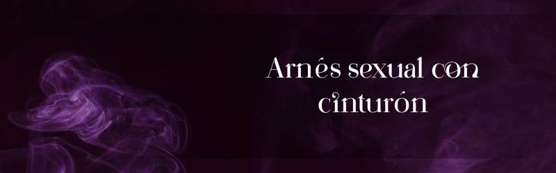 Arnés sexual con cinturón