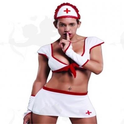 Enfermera Con Minifalda