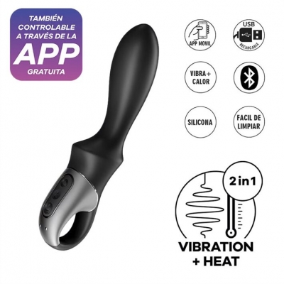 Vibrador Con Funcion Calor Y Control Via App Heat Climax