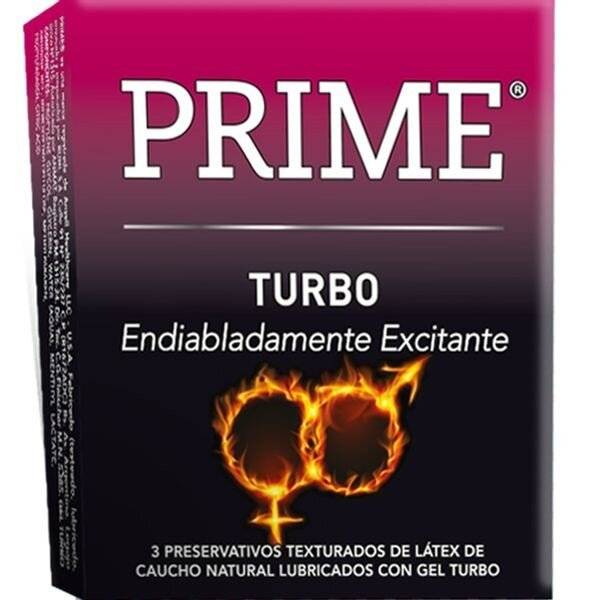 Prime Turbo - Preservativo X 3 Un.