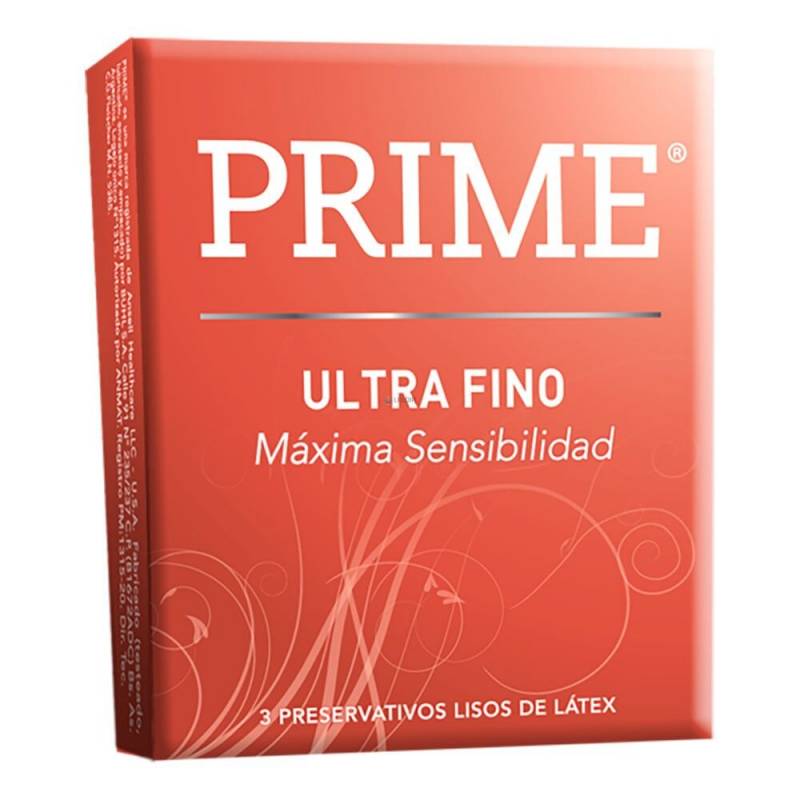 Prime Ultra Fino - Preservativo X 3 Un