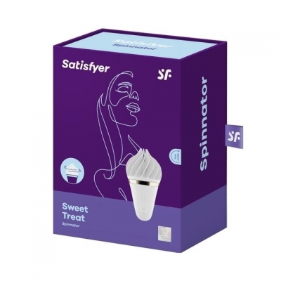 Satisfyer Sweet Treat - Estimulador De Clitoris Simula Sexo Oral Con 11 Modos De RotaciÓn - Usb