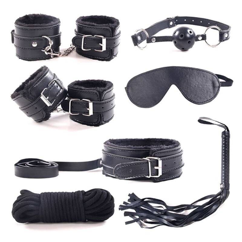Kit Bondage 7 Piezas Negro
