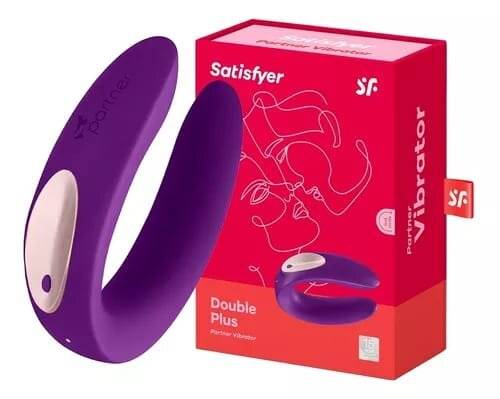 C- Satisfyer Partner Plus - Estimulador De Punto G Y Clitoris Para Parejas Con 10 Modos - Usb