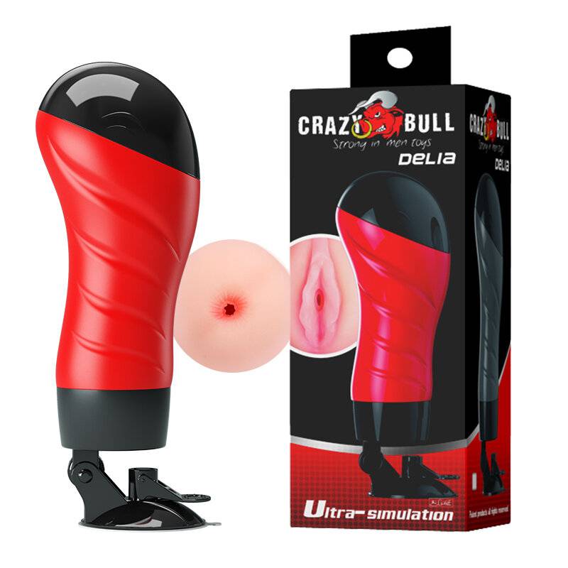 Crazy Bull -Delia- Masturbador Masculino Vagina Con Soporte Para Manos Libres