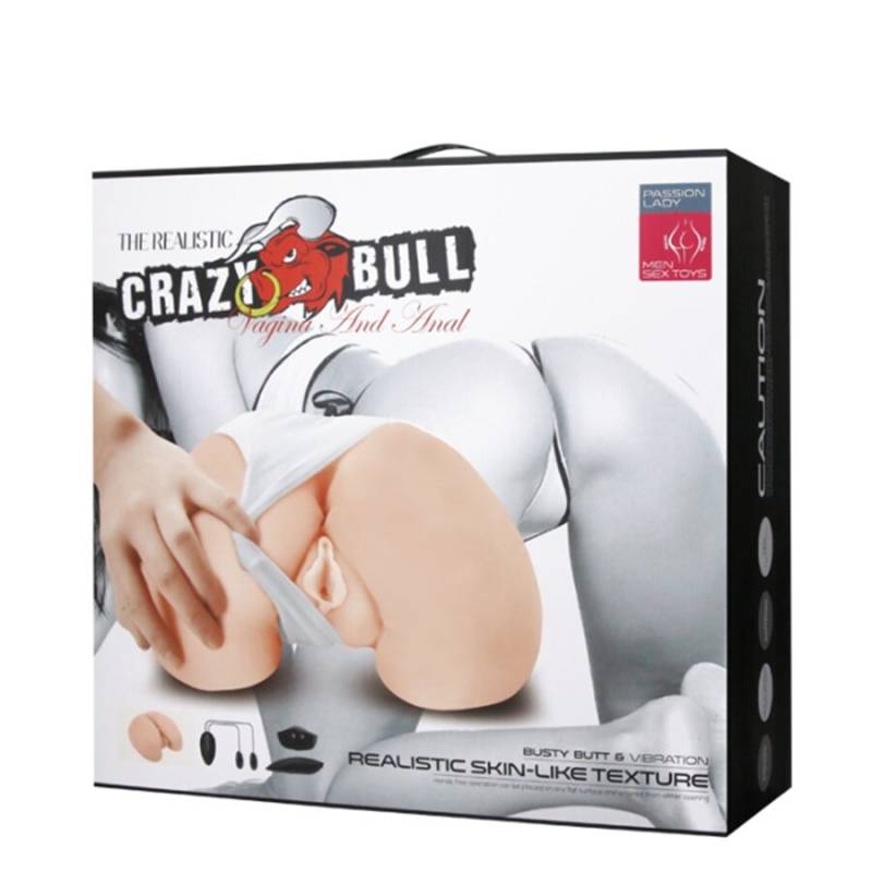 Masturbador Realista De Vagina Y Ano Con Vibracion