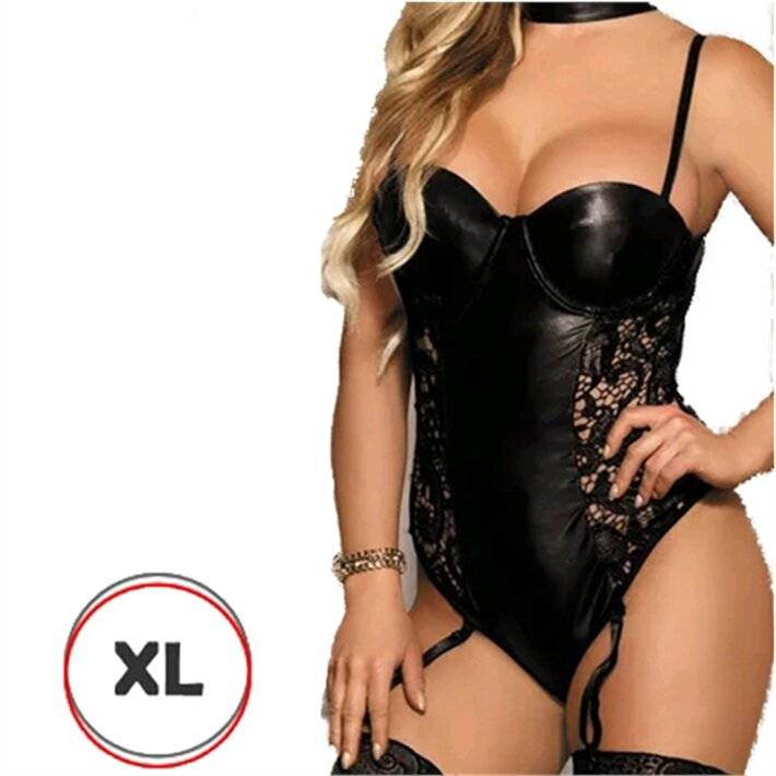 Body Xl Taza Soft Ecocuero Y Encaje