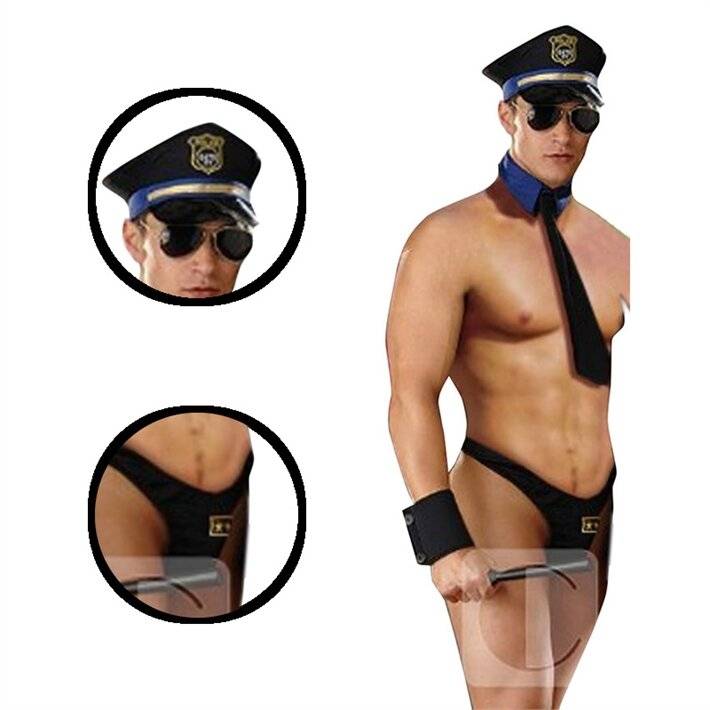 Disfraz Masculino De Pólicia Sexy