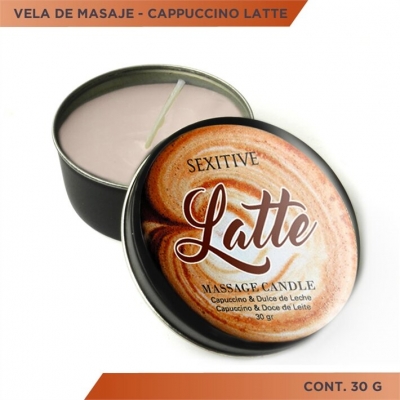 Cafe Latte - Vela Para Masajes Aroma A Cafe - 30gr