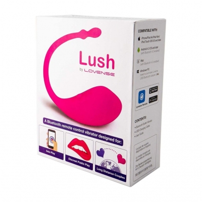 Lush By Lovense - Huevo Vibrador Con Control A Distancia Ilimitado - Usb