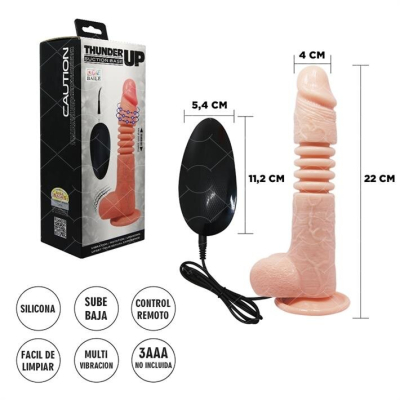 Vibrador (A Pila) Sube/Baja Con Control