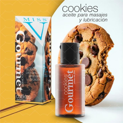 Lubricante Miss V Cookies Aceite Comestible Para Masajes