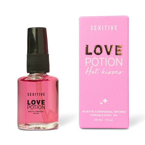 Lubricante - Love Potion Aceite Comestible Dragon Fruit - 30Ml